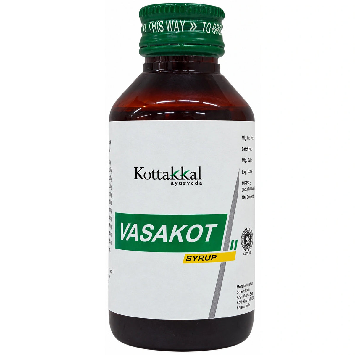 Kottakkal Vasakot Syrup