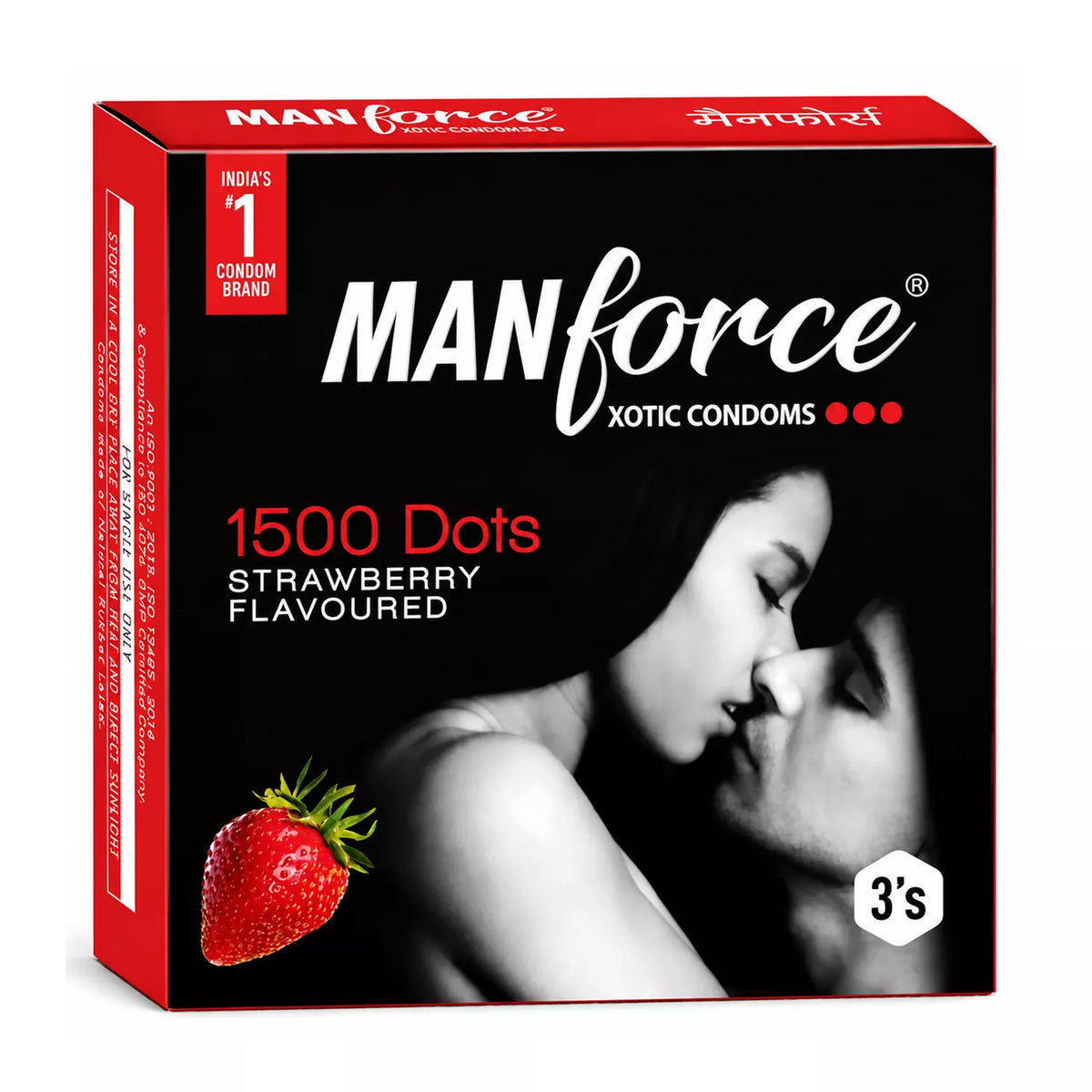 Manforce Strawberry Flavoured Condoms