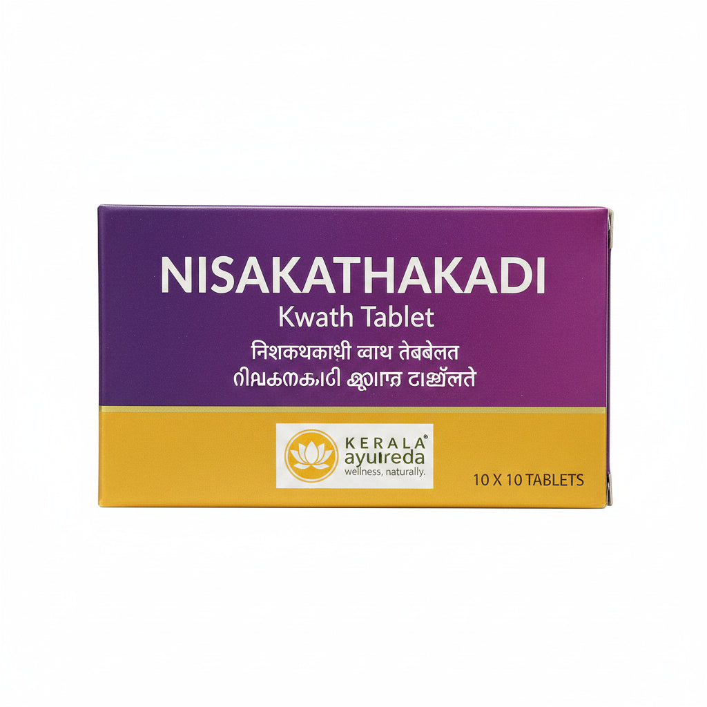 Kerala Ayurveda Nisakathakadi Kwath Tablet