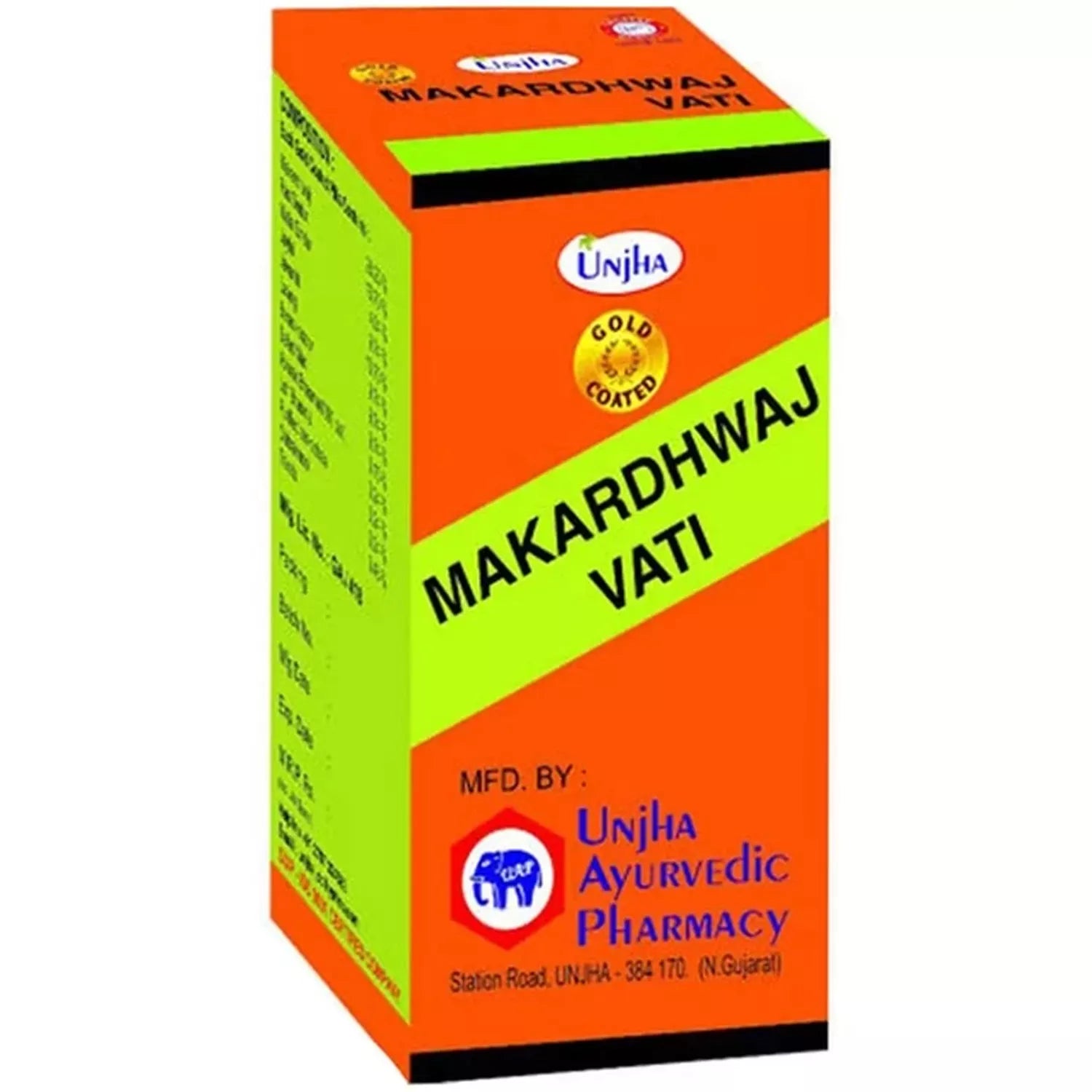 Unjha Makardhwaj Vati (Gold Coated)